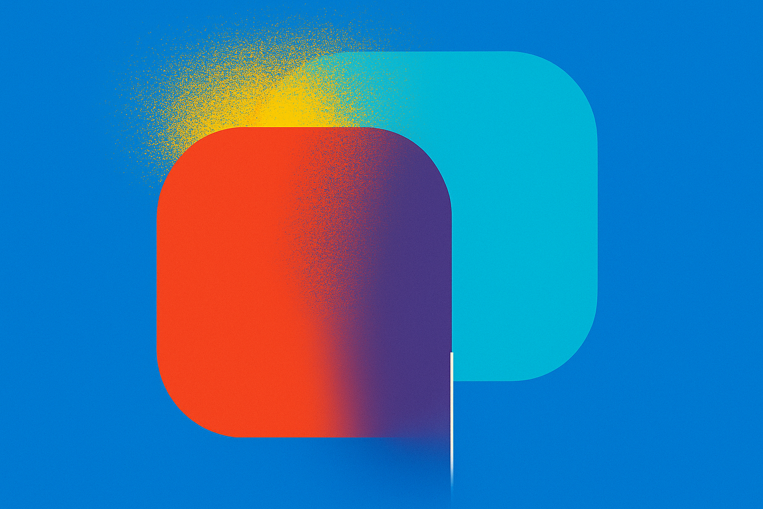 朝 動けない状態を構造的に示した抽象的ビジュアル。重なったレイヤーが、起床直後の認知状態と行動再起動の境界を表している。